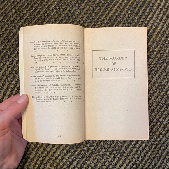 The Murder of Roger Ackroyd by Agatha Christie. Vintage 1973 Paperback Edition. - Picture 7 of 7
